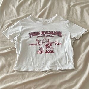 True Religion Cream Graphic Tee